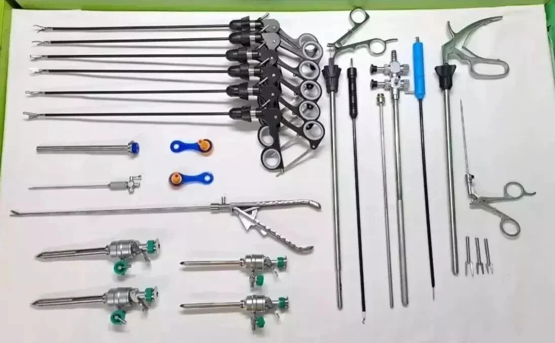 21pc – Laparoscopic Surery Set SS High Quality Reusable Instruments