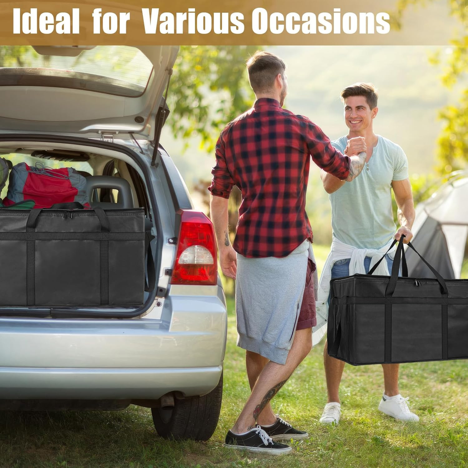 Insulated Bags for Food Delivery, XXXL Pizza Delivery Bags, Large