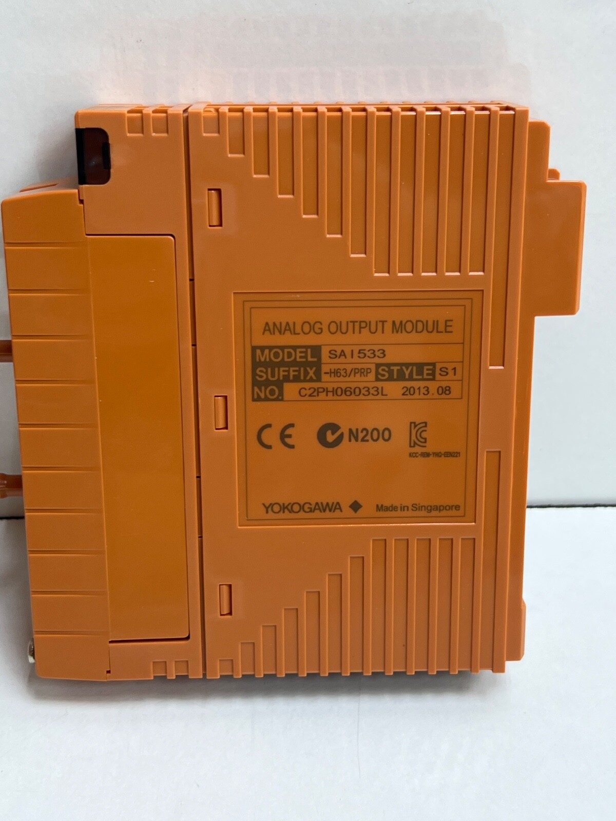 YOKOGAWA SAI533-H63/PRP STYLE S1 ANALOG OUTPUT MODULE