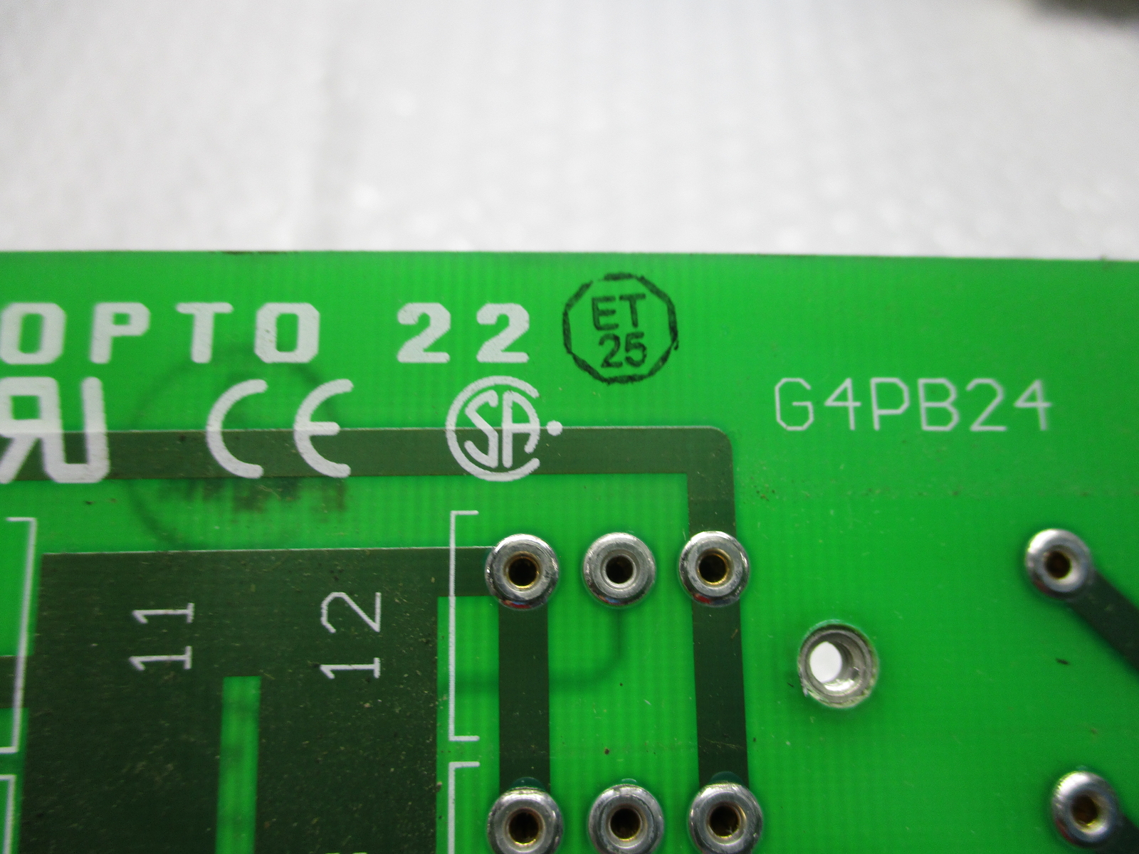 OPTO 22 G4PB24 I/O MODULE RACK NSNP