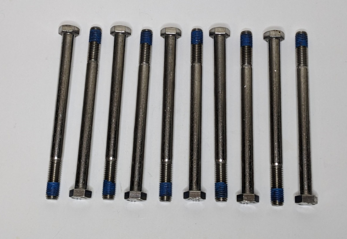 10X 1/2-13 x 6″ Hex Bolts Stainless Steel Cap Screws Partially Threaded