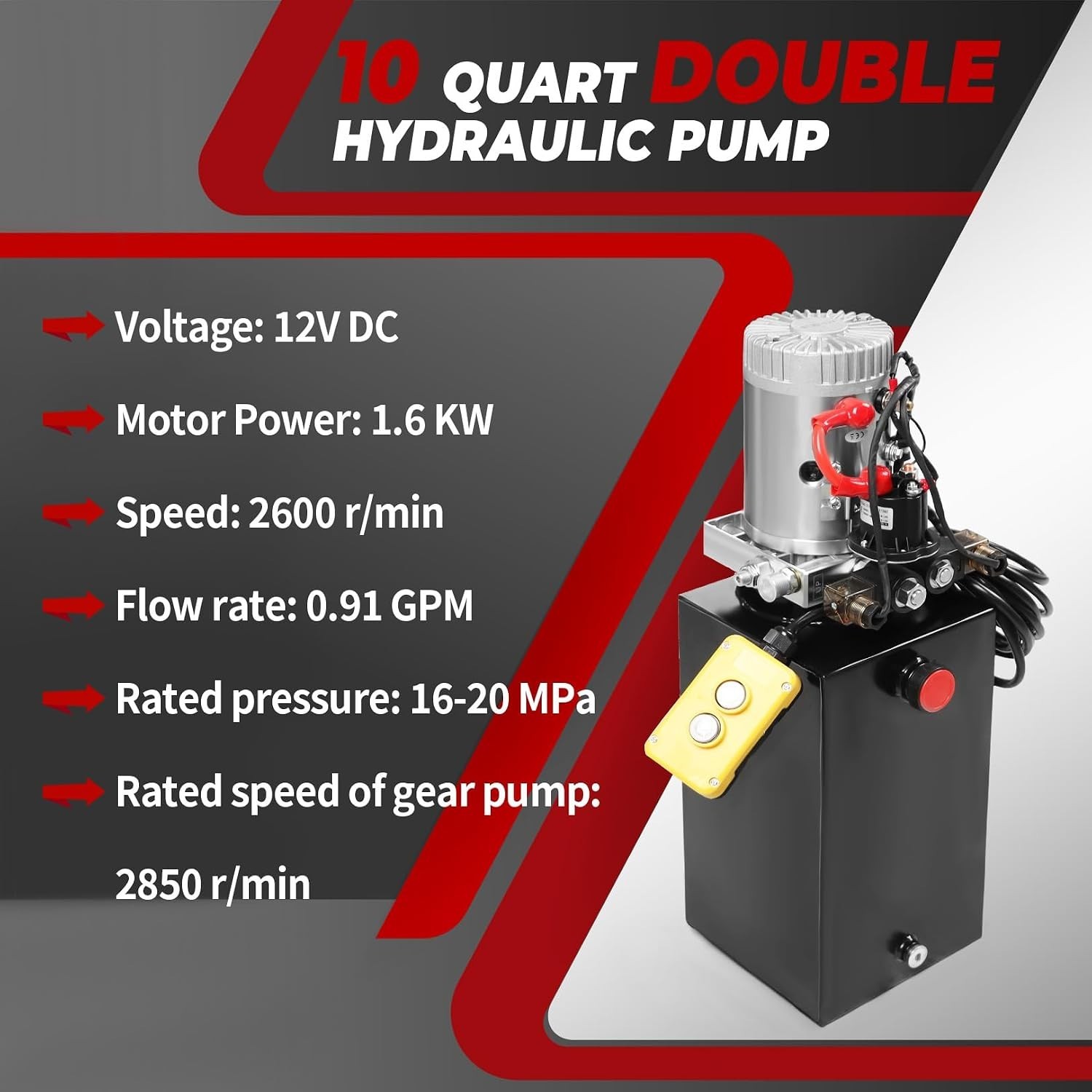Fast Start-Up Hydraulic Pump for Lifting and Lowering