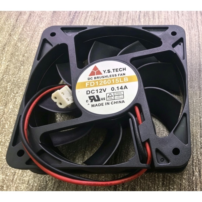 For New Y.S.TECH 6015 FD126015LB DC12V 0.14A 6CM silent cooling fan