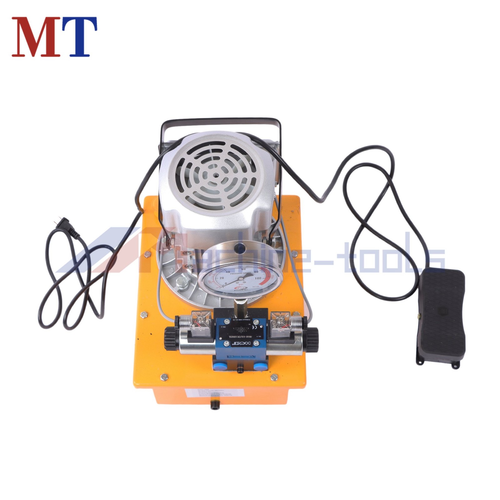 8L Solenoid Hydraulic Pump 10000 PSI Double Acting 0.7L/min