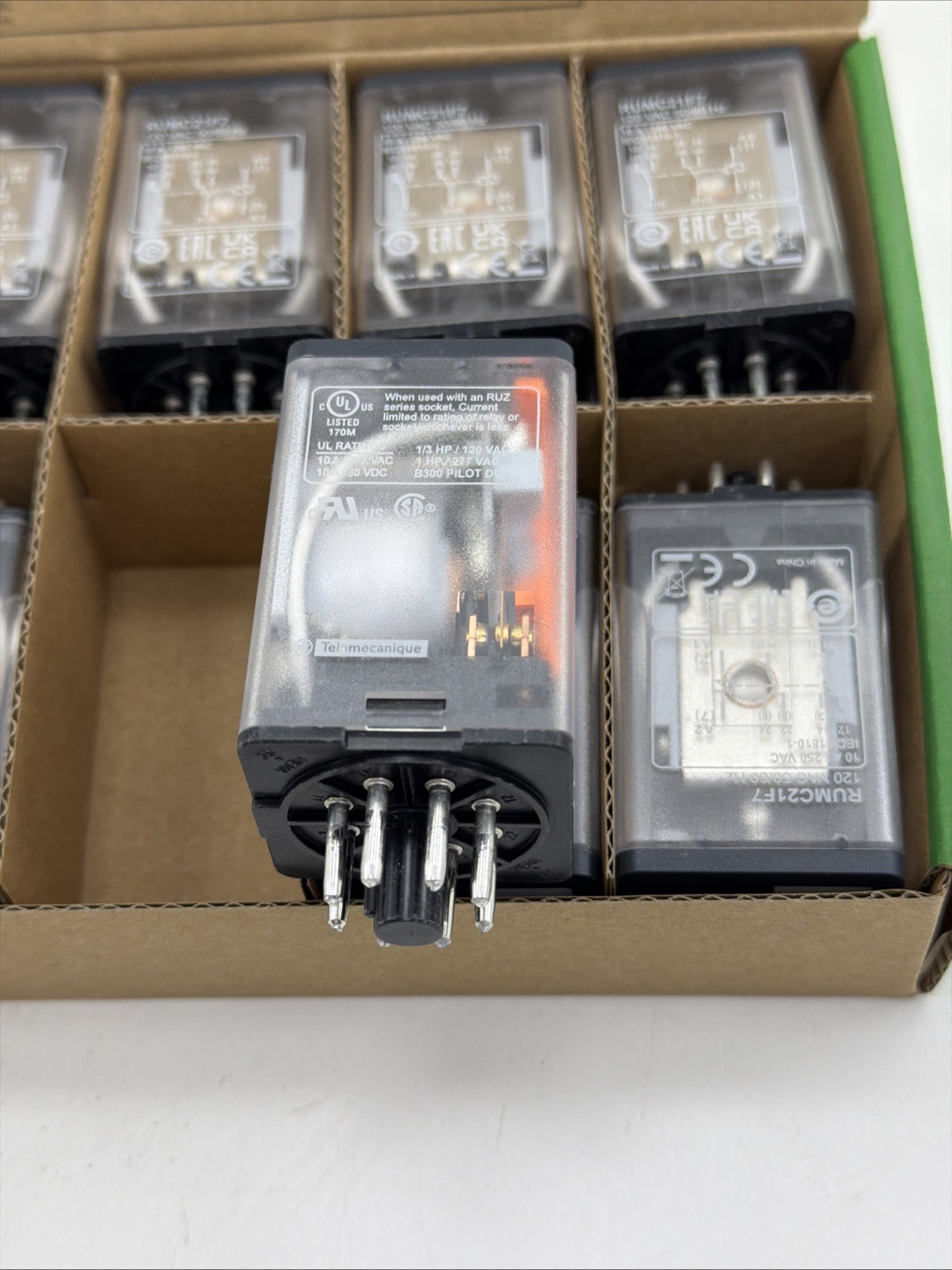10x SCHNEIDER RUMC21F7 HARMONY 062661 UNIVERSAL RELAY 2CO 10A