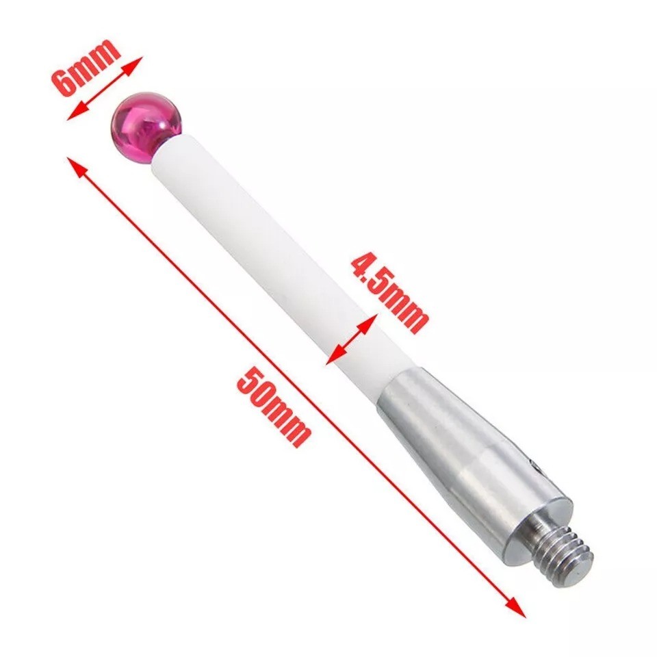 2 Pack CMM Probe Stylus FOR Renishaw A-5000-3709 50mm Ceramic Stem 6mm Ball