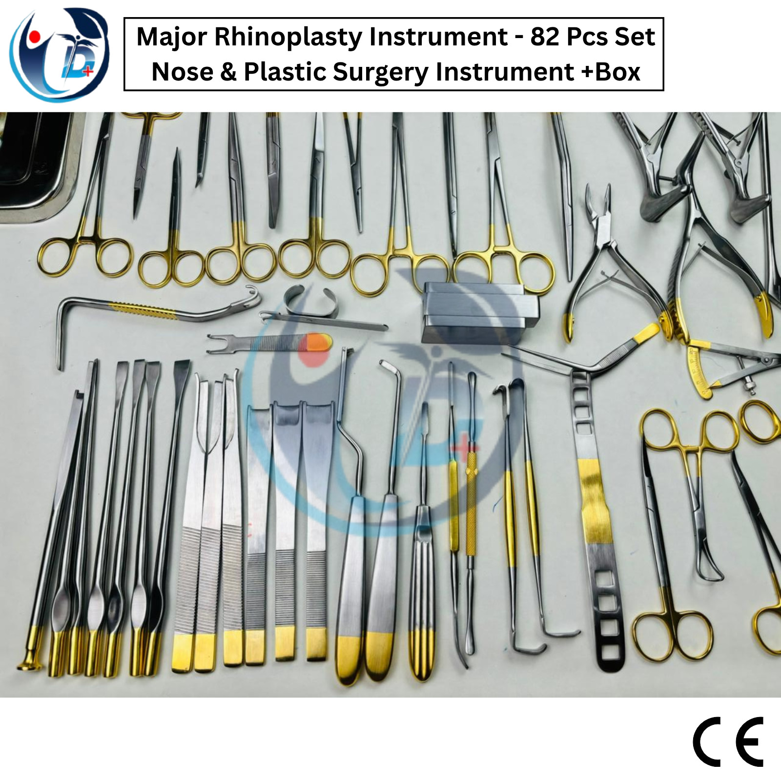 Major Rhinoplasty Instrument – 82 Pcs Set Nose & Plastic Surgery Instrument +Box