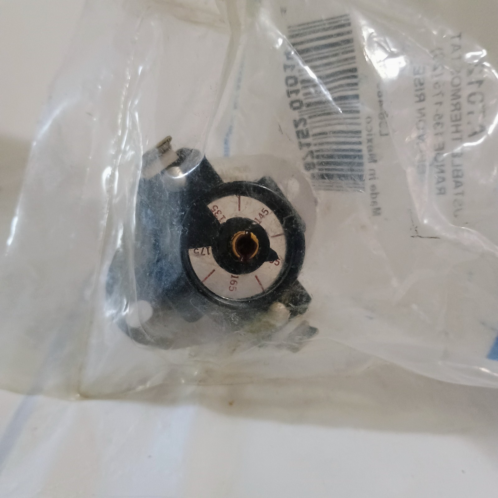Supco AT012 Adjustable Thermostat Range 135-175F Open On Rise BRAND NEW
