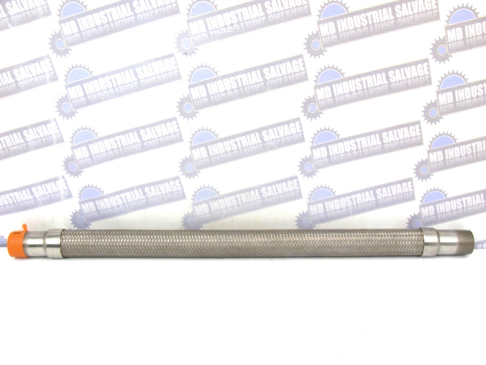 1 in x 19 in BRAIDED STAINLESS STEEL HOSE 24 in Overall – 1 in NPT x 1 in NPT