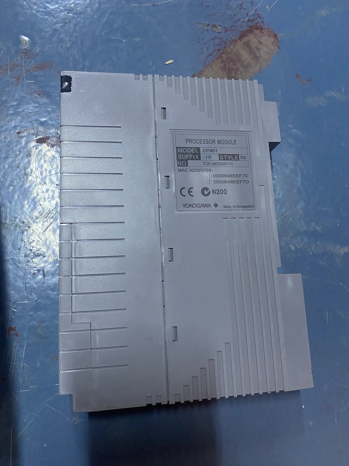 YOKOGAWA CP451-10 STYLE S2 PROCESSOR MODULE