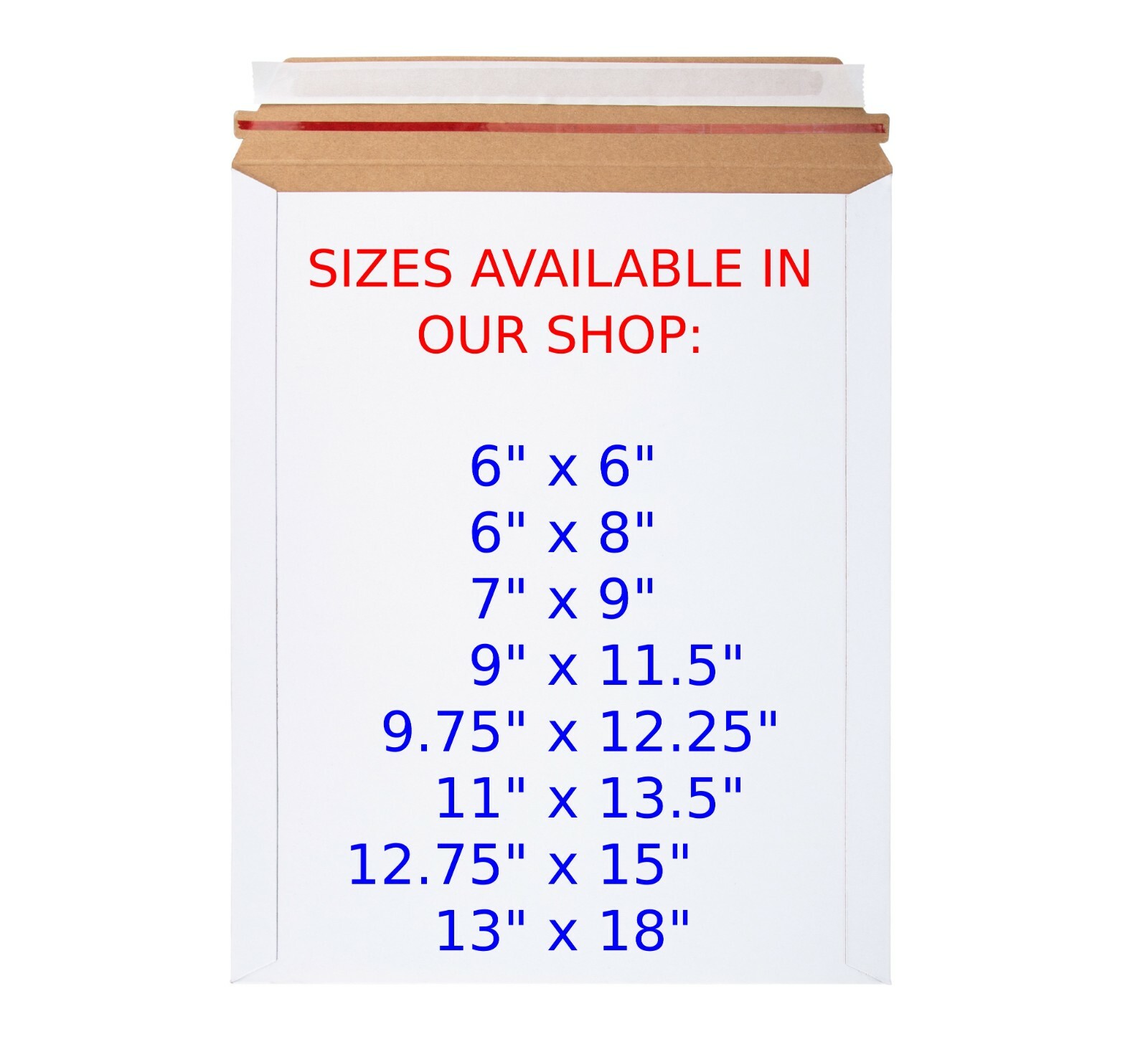 KSK Packaging 12.75″ x 15″ Rigid Mailers Flat Board/Paper Board Heavy Duty