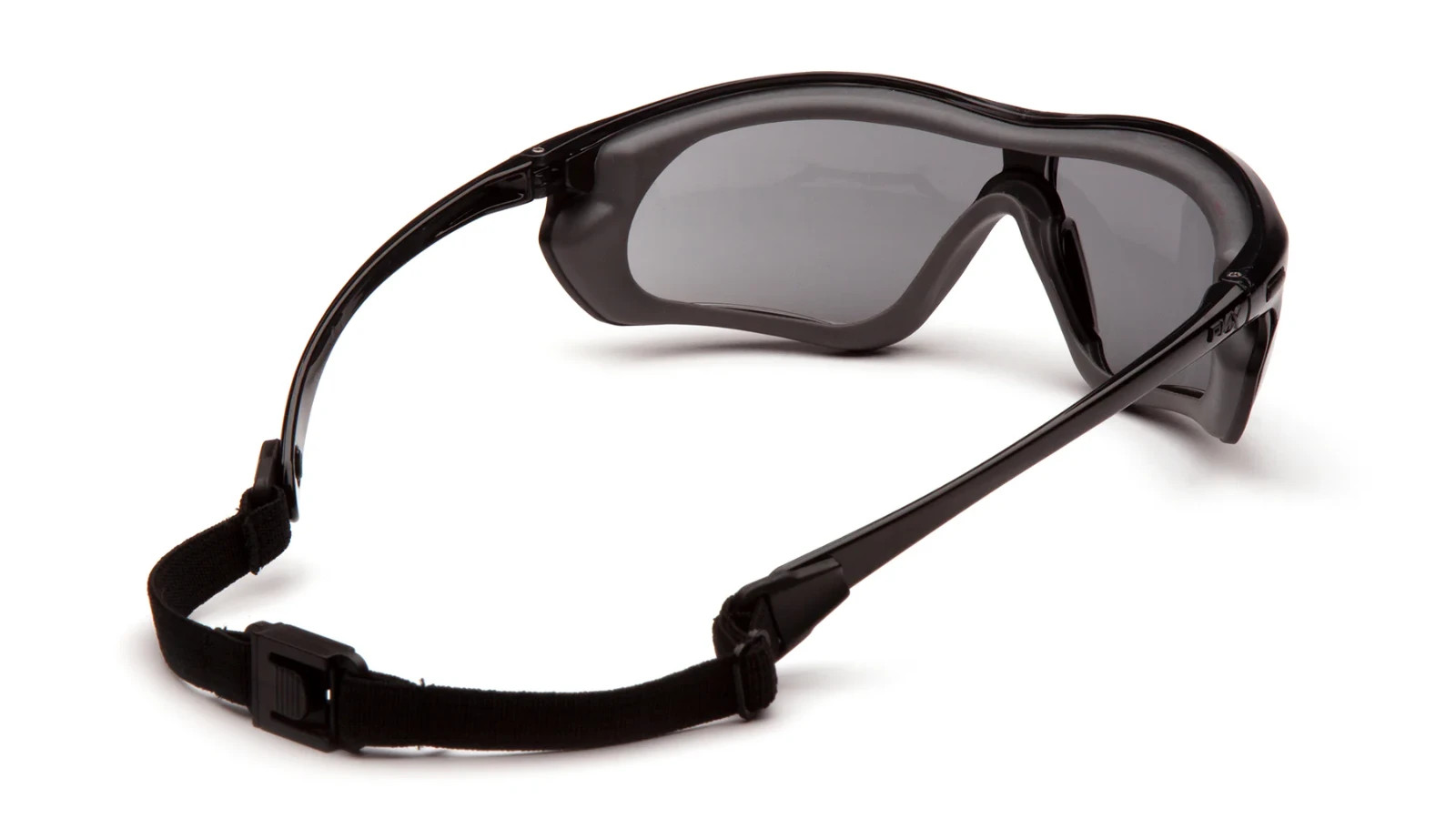 Pyramex Crossovr Safety Glass, Anti-Fog Lens w/ Rubber Gasket and Strap