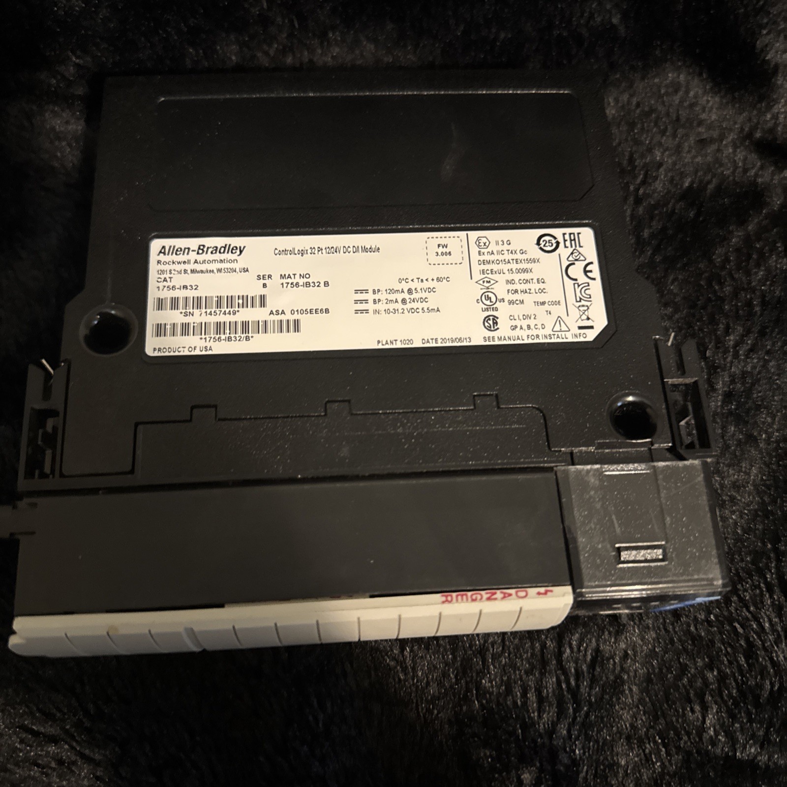 Allen Bradley 1756-IB32 Digital Input Module