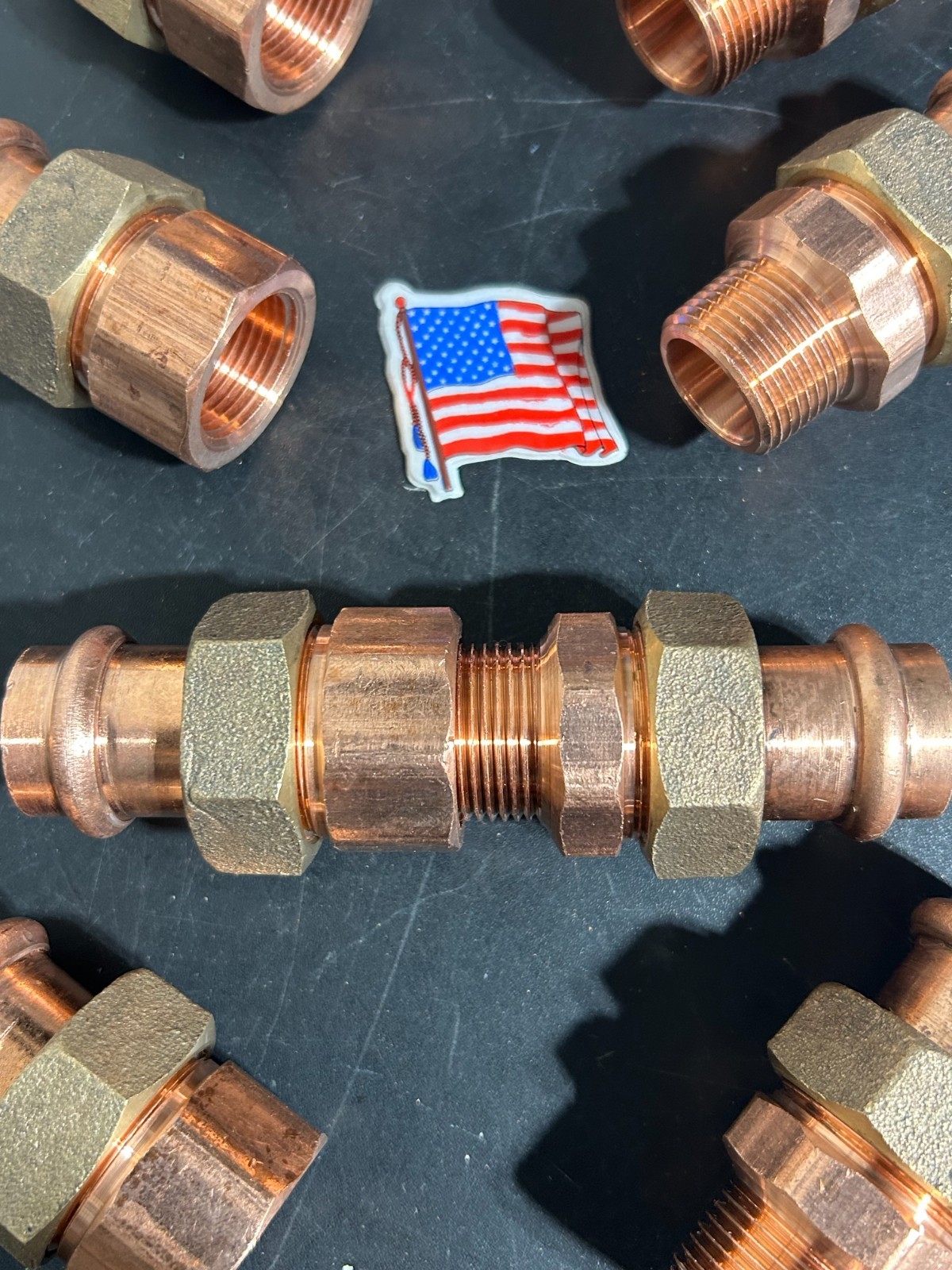 PROPRESS NIBCO 3/4″ P x MALE – P x P – P x FEMALE – UNIONS VIEGA (5) EACH = 15