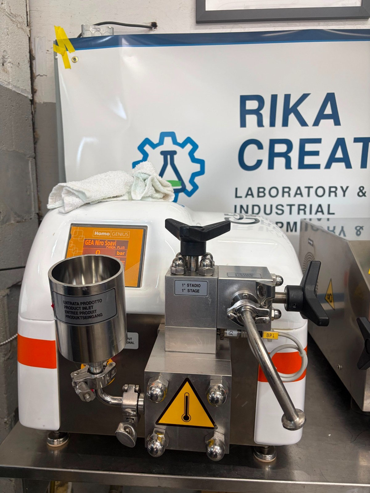 GEA Niro Soavi Homogenizer Combo: Panda Plus & NS1001L2K – Tested Working Great