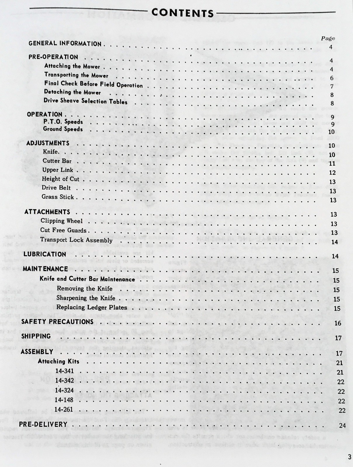 Ford 14-92 14-257 14-320 Attached Mower Operators Parts Manual Set Bar Sickle