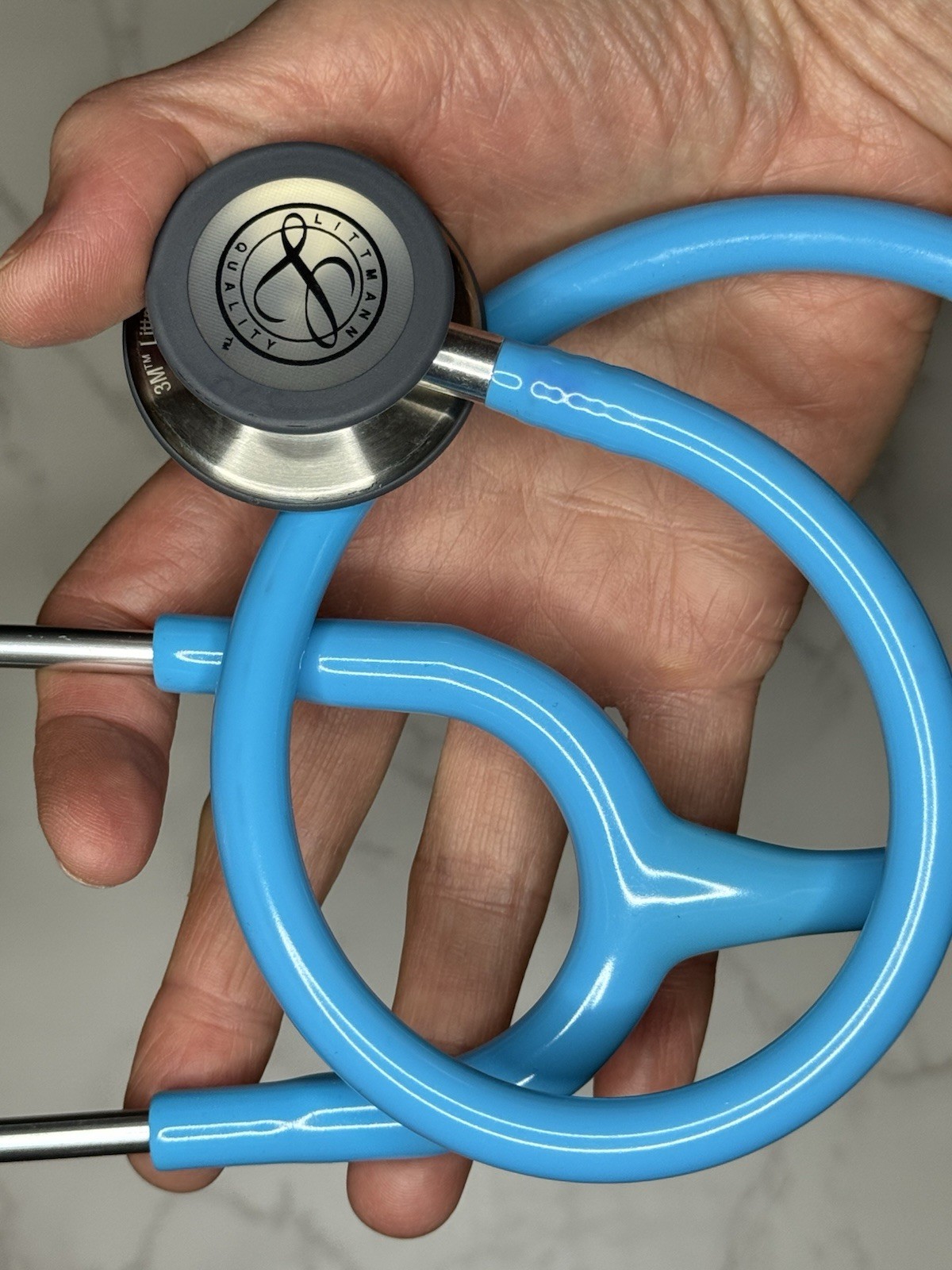 3M Littmann Classic III Stethoscope Caribbean Blue 27” Tested Great Condition