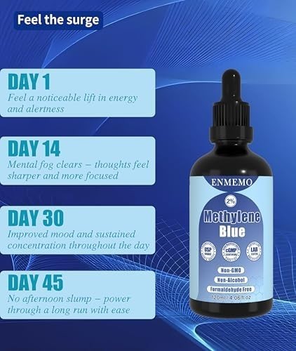 Methylane Blue2% 120mL USP Pharmaceutical Grade 99.99% – Ultra Pure, Free ship