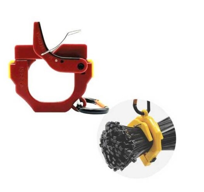EZEN EQ-100 One-Touch Cable Tie Holder Random Color 1Box 2pcs (Made in Korea)