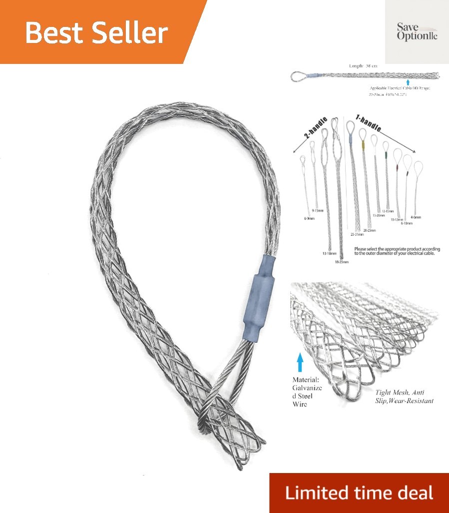 Cable Pulling Grip Lassos for 25-31mm（0.98″-1.22″）electrical wire, single hea…