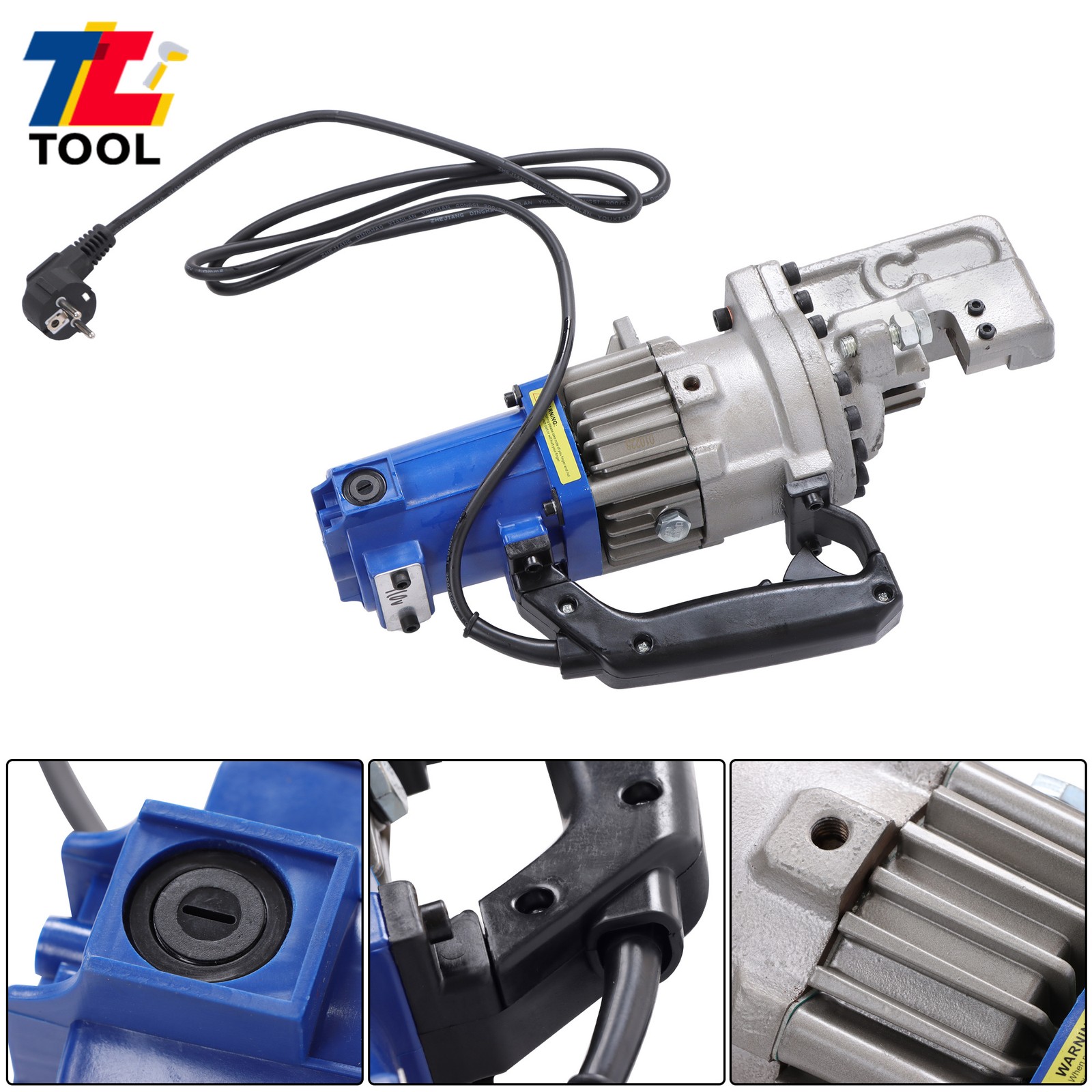 Portable Electric Rebar Cutter RC-20, 3/20»-3/4» Range, 220V/110V Dual Voltage