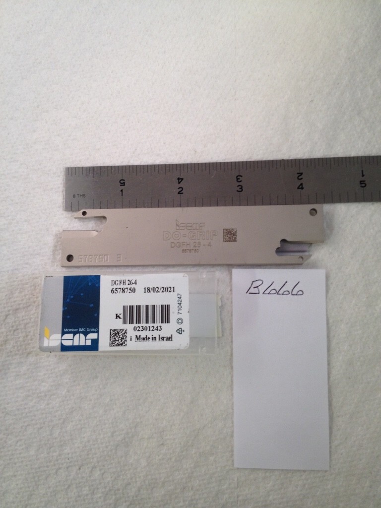 1 NEW ISCAR DGFH 26-4 GROOVING / PARTING BLADE.ISRAEL MADE. 02301243