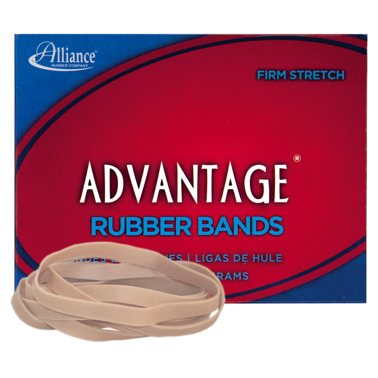 Alliance Rubber 26649 Advantage Rubber Bands Size 64, 1/4 lb Box Contains App…