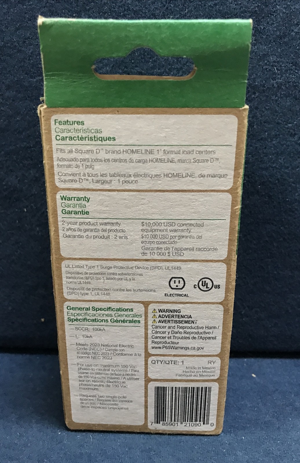 Square D by Schneider Electric HOM2175SB Homeline SurgeBreaker,25kA,120/240V