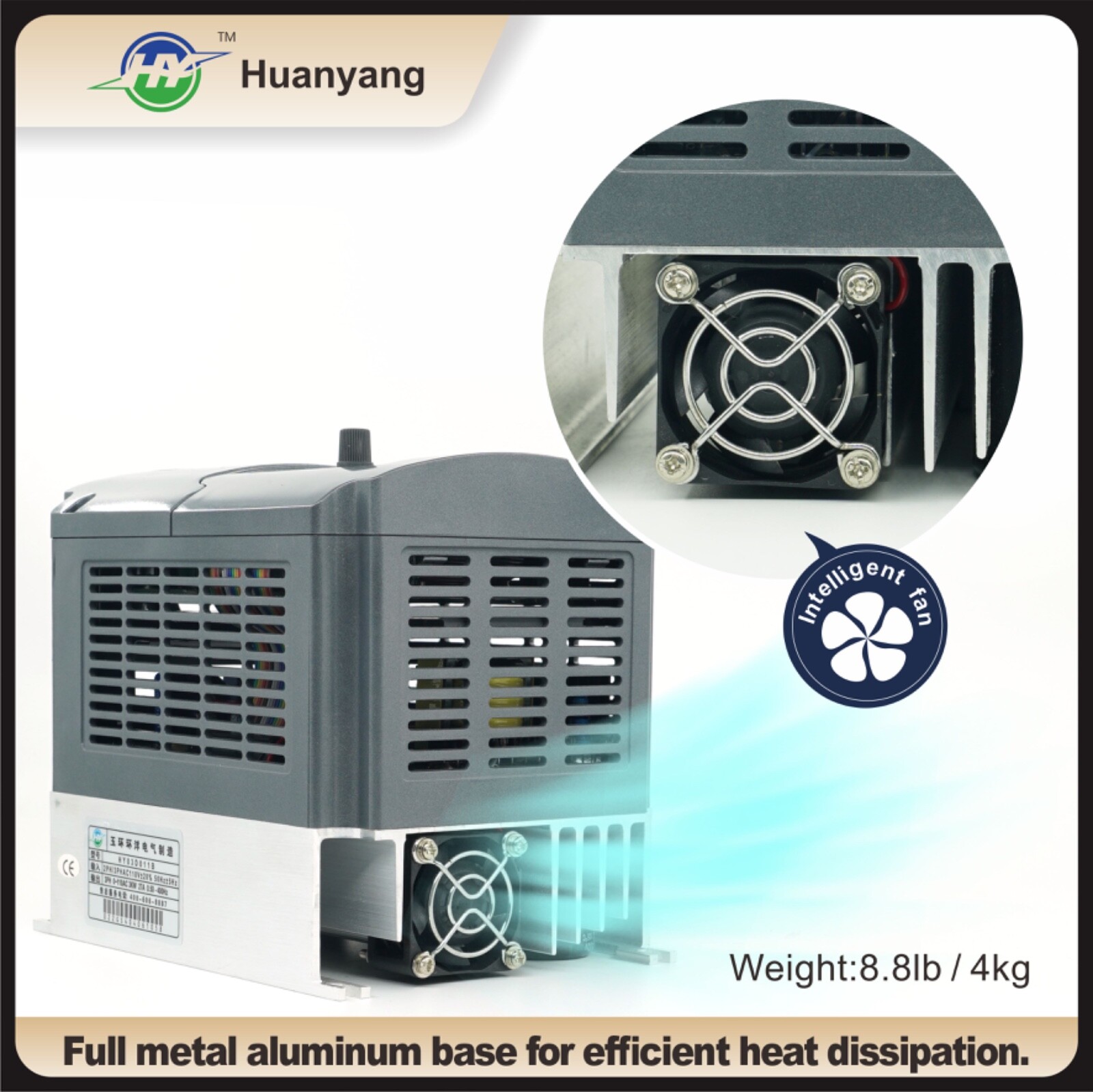 VFD 220V 10HP 7.5kW 34A Vector Control Variable Frequency Drive Inverter motor