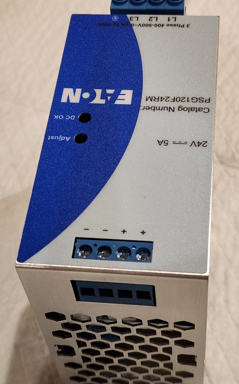 Eaton PSG120F24RM-A4 24V DC Power Supply, 400-500 Vac 3 Phase