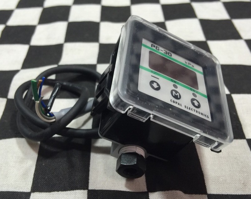 Copal Elec Display Pressure Gauge. -100~1000 kPA, PG-30, PG-30-103R-N, #1637F