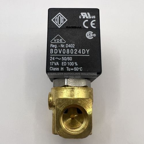 Tuttnauer Elara 11 Solenoid Valve 2/2 Way 1/4″ BSP x 4.5, N.C 8W/24VAC ODE