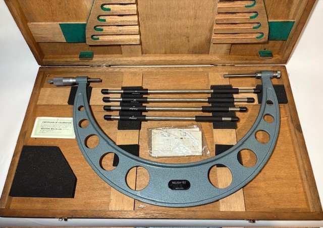 Mitutoyo No. 104-152 12-16″ Outside Micrometer 0.0001 JAPAN