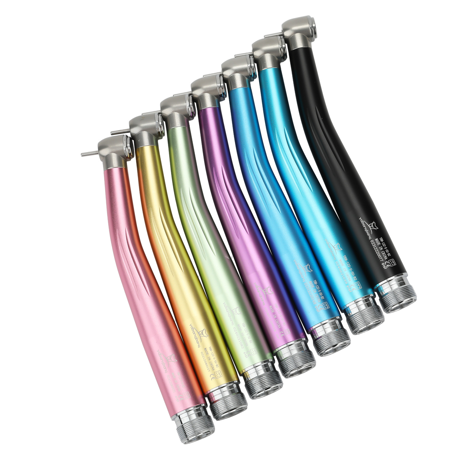 NSK Style Dental High Speed Handpiece Colorful Turbine 2/4 Holes 7 Colors Rotor