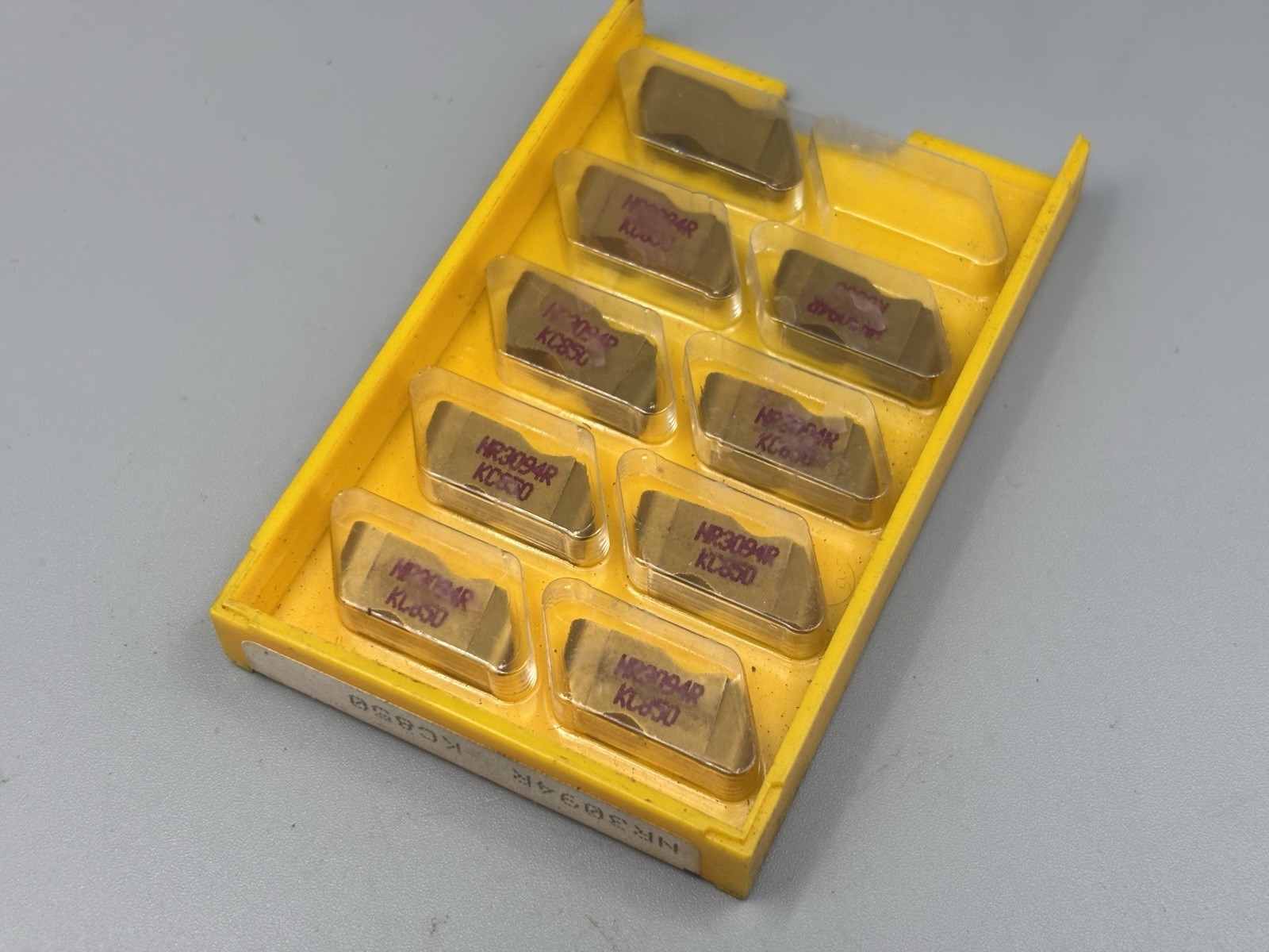 Kennametal NR3094R KC850 Top Notch Carbide Grooving Inserts .188 Full Rad (9pcs)