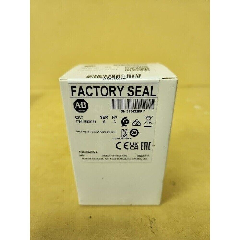 Allen Bradley 1794-IE8XOE4 /A Flex I/O Analog 8 Inputs 4 Outputs US Free Tax