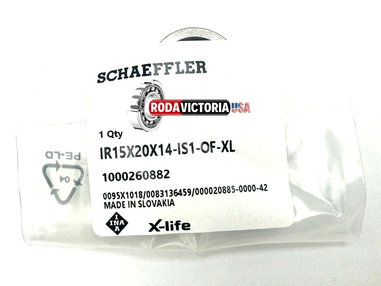 INA IR15X20X14 IS1 OF XL INNER RING for BEARINGS 15x20x14 mm