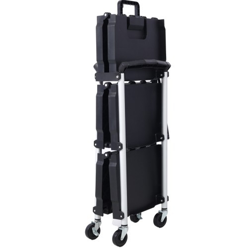 Olympia Tools 85-188 Pack-N-Roll Folding Collapsible Service Cart, Black, 50 Lb.