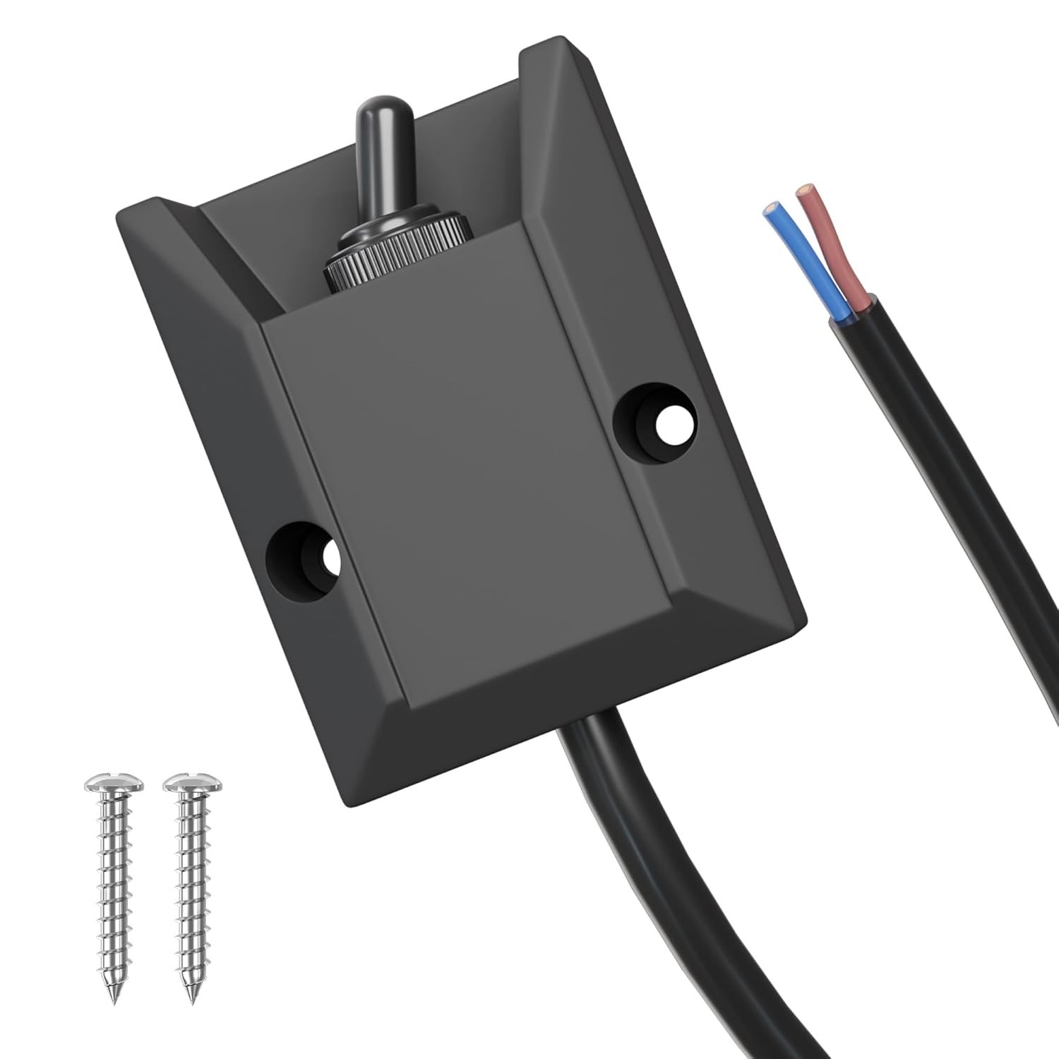 Latching 2-Pin Toggle Switch – 12V 30A for Reliable Outdoor Electrical Control