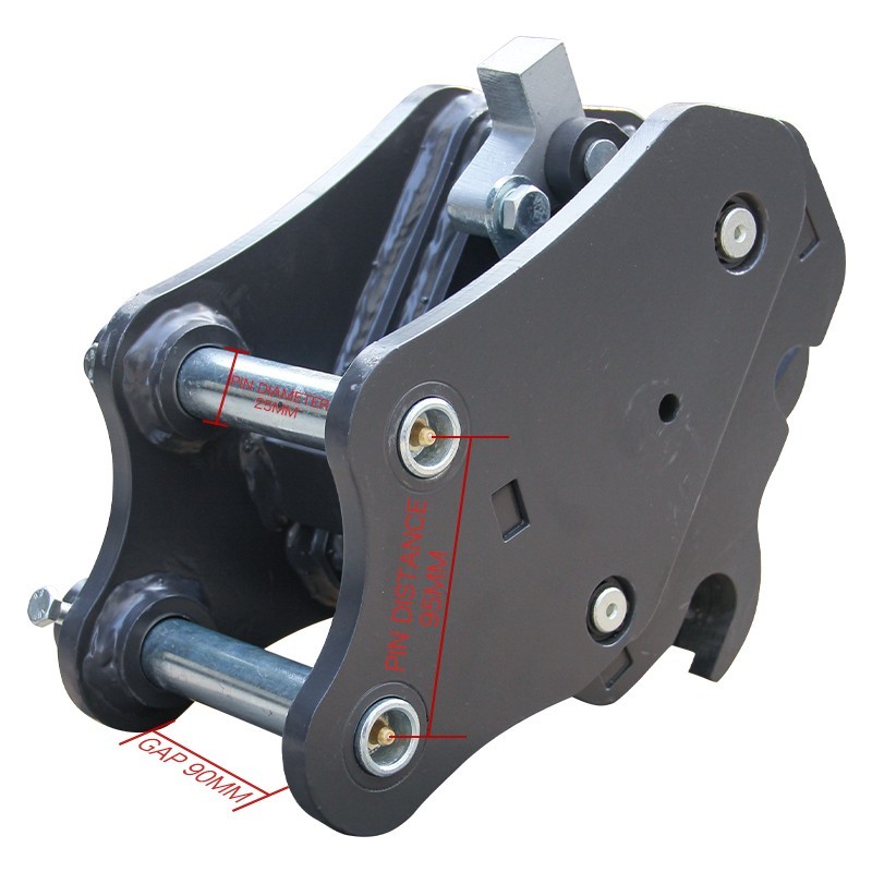 25mm Excavator Quick Hitch Coupler for 0.5-1.6 Ton Mini Excavator Free Ship