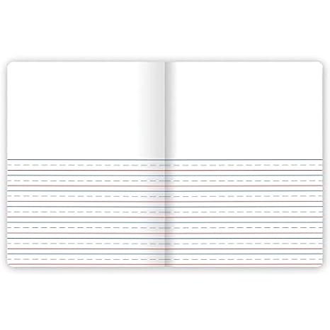 Mead Primary Journal Creative Story Tablet, K-2, 100 Sheets, Blue (09554)