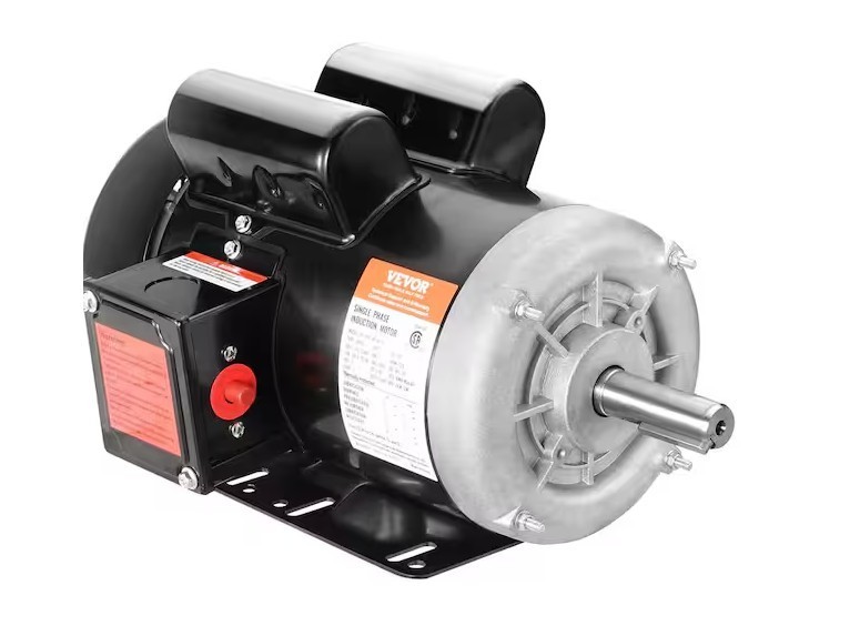 VEVOR 2HP Electric Motor 1725 rpm, AC 115V/230V, 56C Frame, Air Compressor Motor