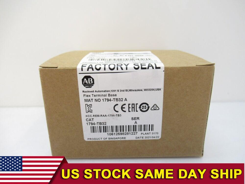 1794-TB32 1794TB32 Allen Bradley Flex Terminal Base Ser. A New Factory Sealed US