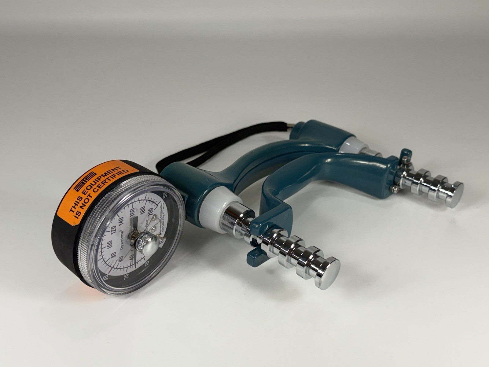 Dynatron Hydraulic Hand Dynamometer – 200 lbs. / 91 kg Dial Gauge