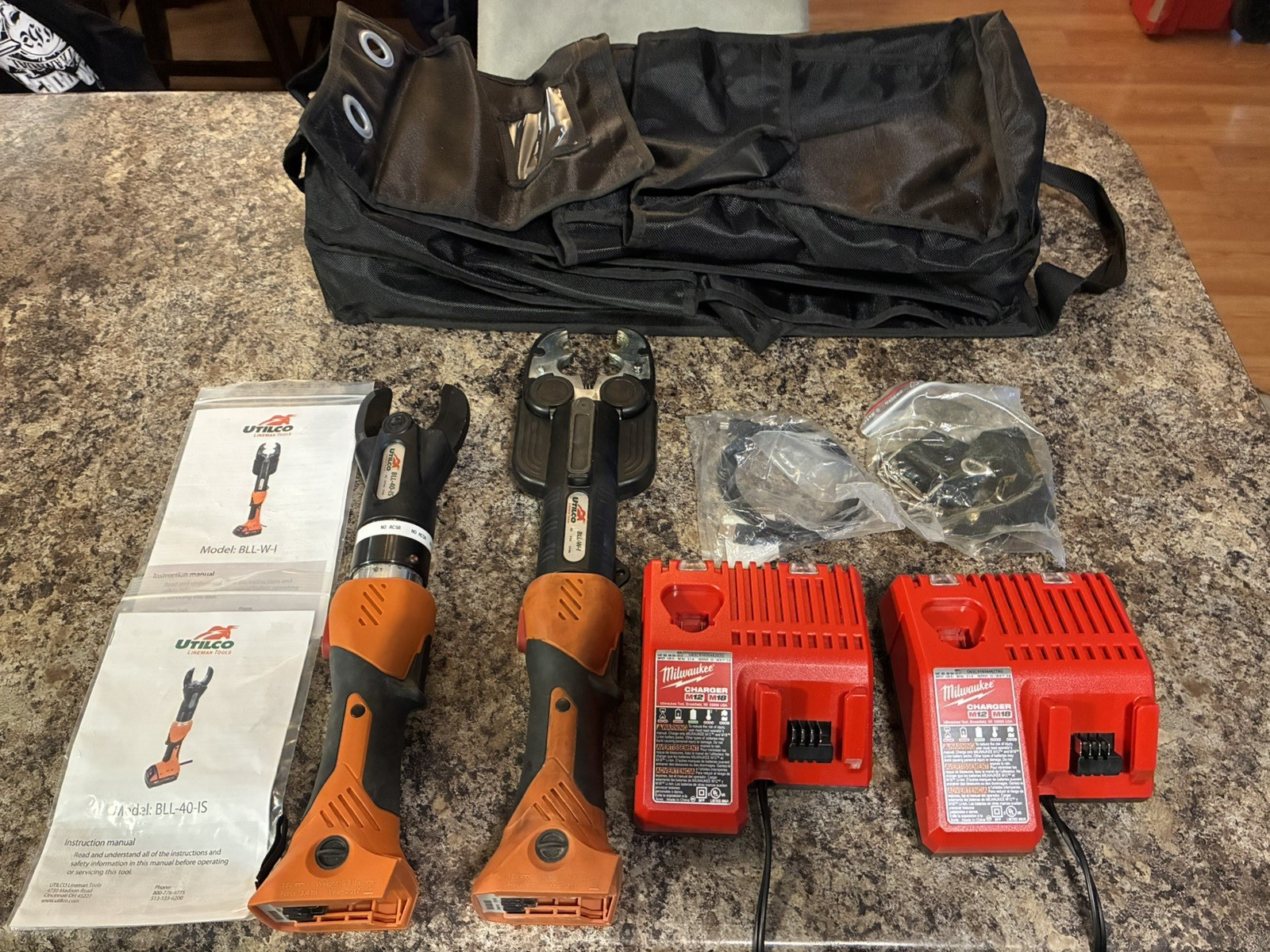 Utilco BLL-W-I Crimper & BLL-40-IS Cutter – Used