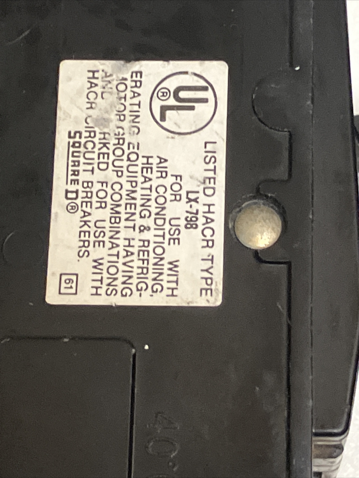 Square D QO230 2-Pole 30 Amp 120/240V Plug-In Breaker Black 3 prong Trip Window
