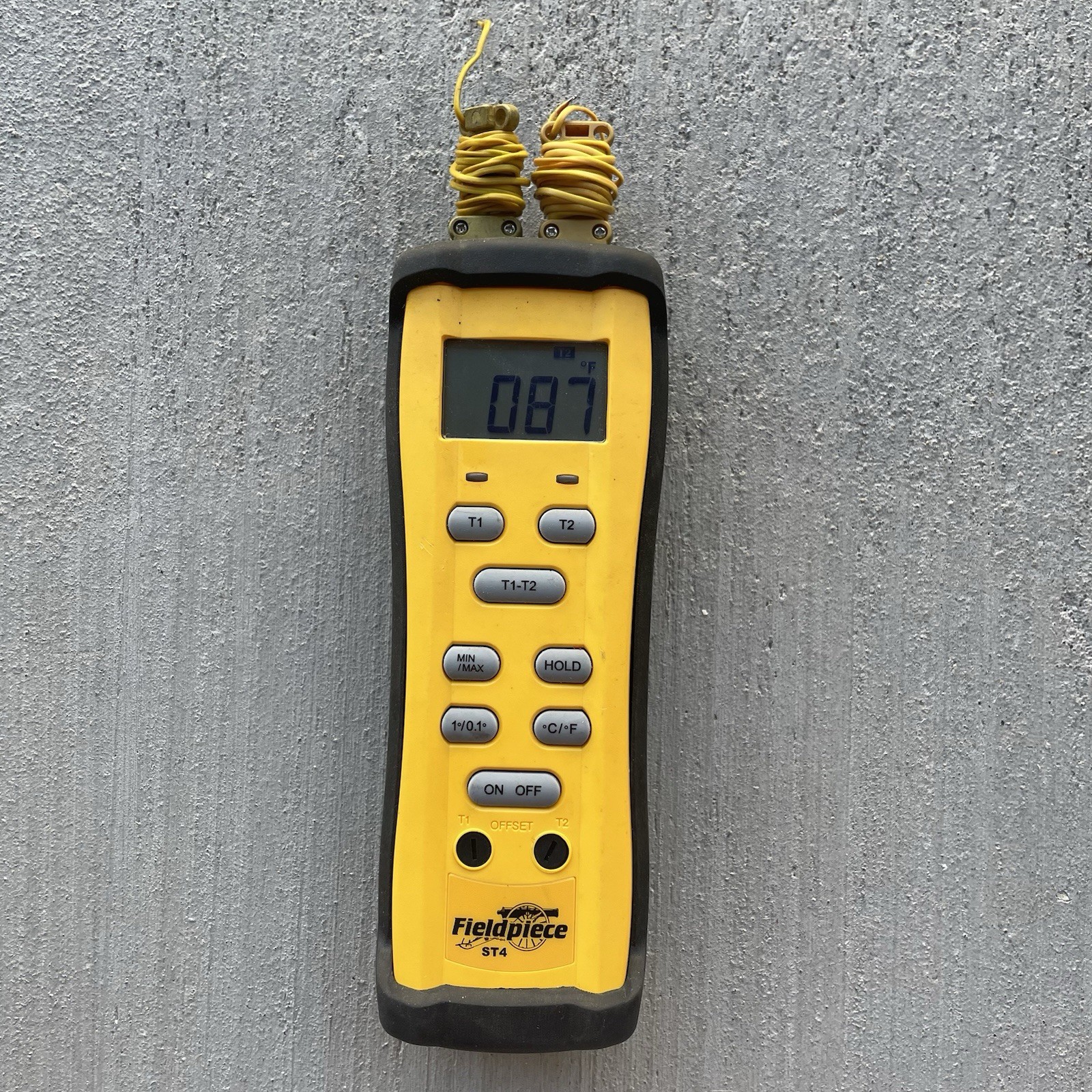 Fieldpiece ST4 Digital Dual Temperature Thermometer Meter Tested