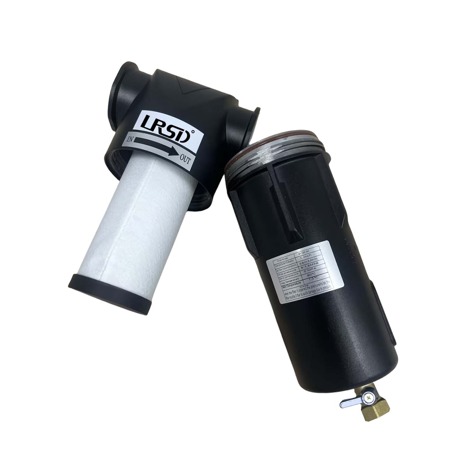 124cfm Particulate Filter Air Drying System For 25-30HP Air Compressor RC1-1/2″