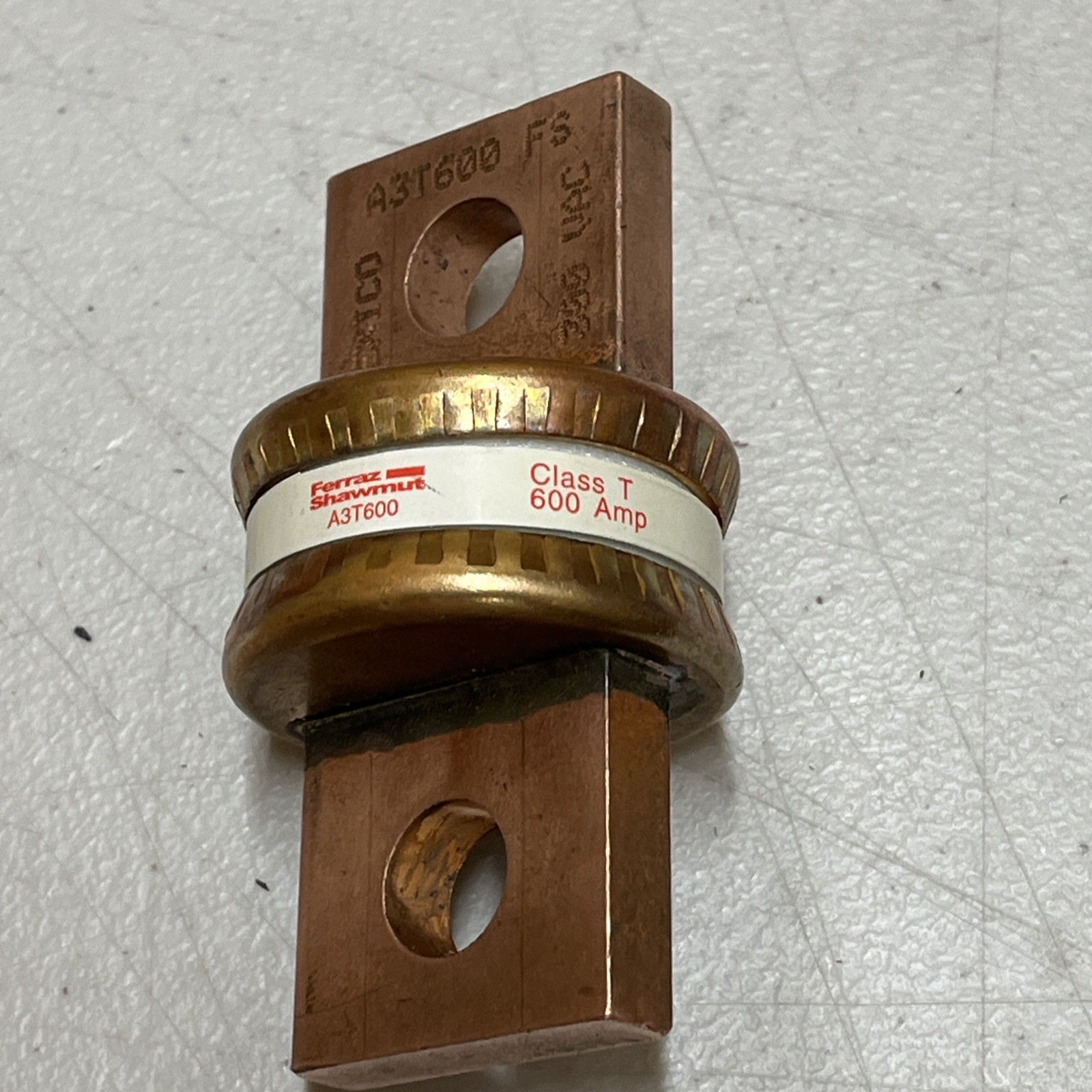 Mersen A3T600 Ul Class Fuse, T Class, Fast-Acting, 600A, 300V Ac, Non-Indicating