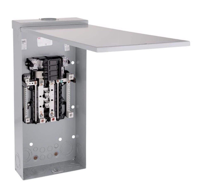 ABB 200A 8 Space 16 Circuit Outdoor Main Breaker PON Load Center PAM0820RFL